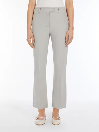 Max Mara Belt-loop Casual Pants In Gray