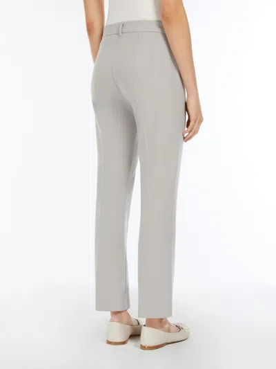 Max Mara Belt-loop Casual Pants In Gray