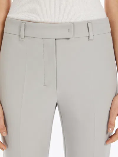 Max Mara Belt-loop Casual Pants In Gray