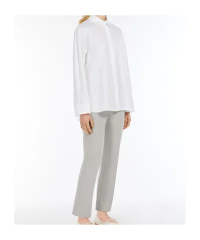 Max Mara Belt-loop Casual Pants In Gray