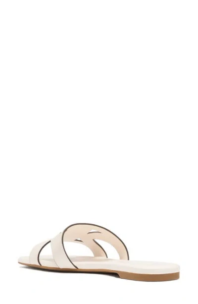 Kate Spade New York Duo Smooth Leather Slide Sandal In Cream