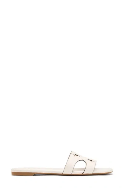 Kate Spade New York Duo Smooth Leather Slide Sandal In Cream