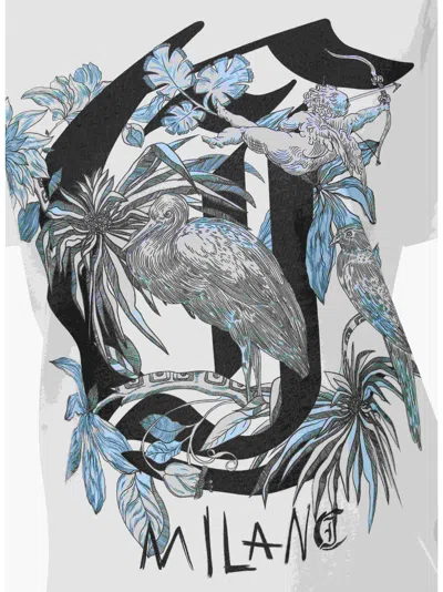 Just Cavalli Cotton T-shirt In White