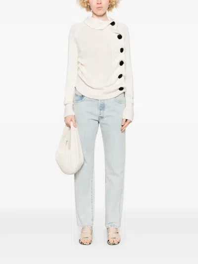 Khaite Callum Mid-rise Straight-leg Jeans In Blue