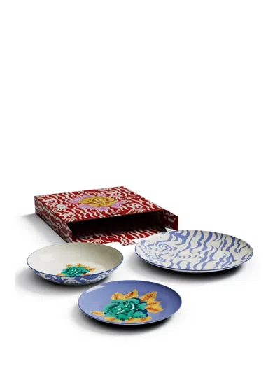 Lisa Corti Tableware Lilac Uni In Blue