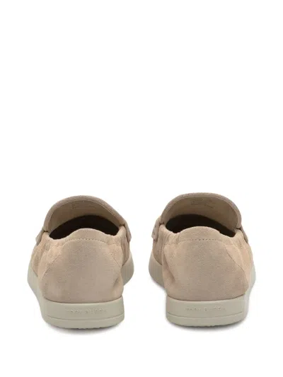 Tory Burch Ballet Sports Suede Loafers In Sand Dunes