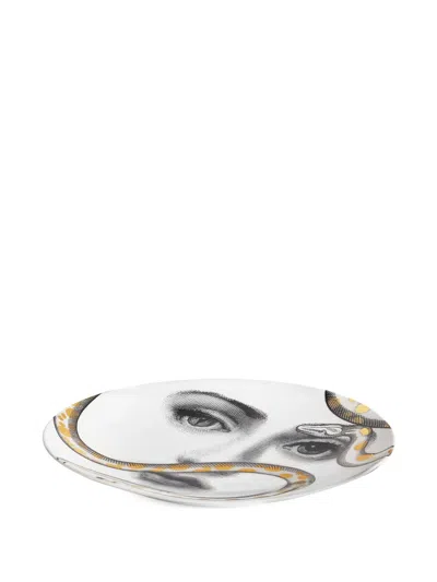 Fornasetti Tema E Variazioni N.409 Round Box (10.5cm) In White