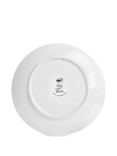 Fornasetti Tema E Variazioni N.409 Round Box (10.5cm) In White