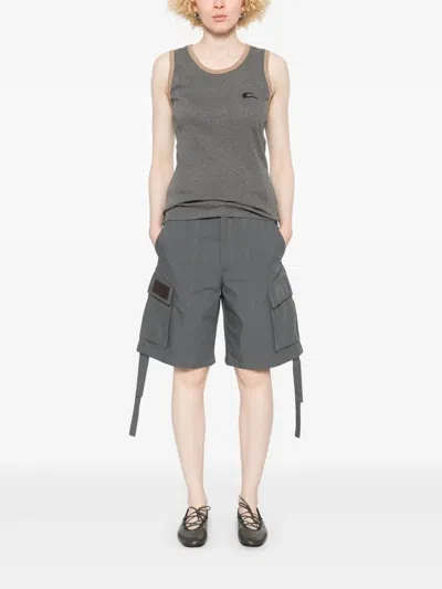 Carrer Ripstop Cargo Shorts In Grey