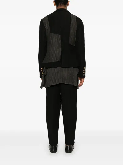 Chiahung Su Patchwork Jacket In Black