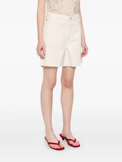 Frame The Timeless Shorts In Neutrals
