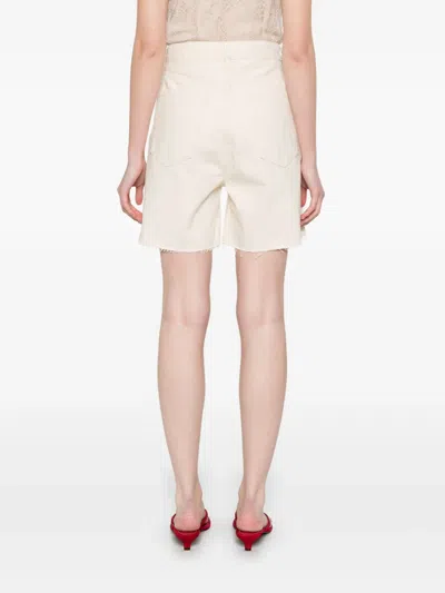 Frame The Timeless Shorts In Neutrals