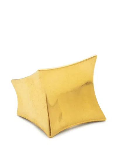 Hugo Kreit Chunk Ring In Gold