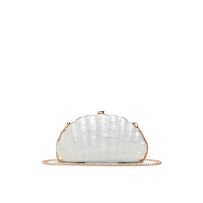 Aldo Sheshell Novelty Small Handbags In White