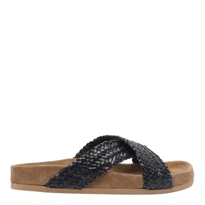 Dragon Diffusion Sandals In Black