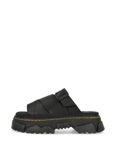 Dr. Martens Mattison Platform Slide Sandal In Black