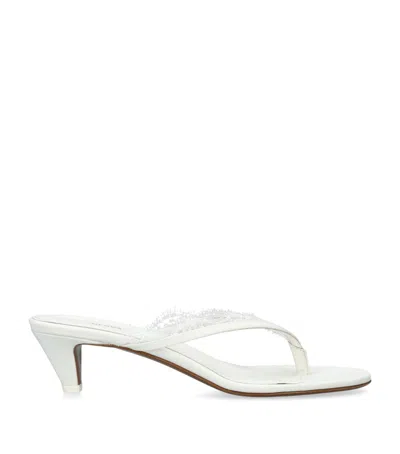 Neous Lace-trim Kalliope Sandals 40 In Ivory