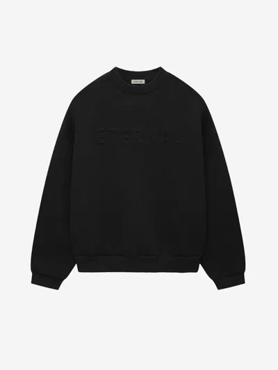 Fear Of God Eternal Crew Neck Sweatshirt In Black