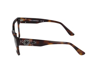 Shop Karl Lagerfeld Eyeglasses In Tortoise