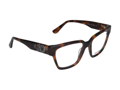 Shop Karl Lagerfeld Eyeglasses In Tortoise