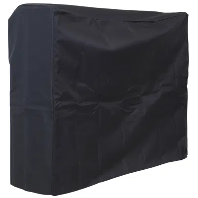 Sunnydaze Outdoor Weather-resistant Heavy-duty Polyester With Pvc Backing Firewood Log Rack Cover - 4' - Black