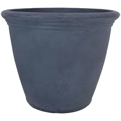 Sunnydaze Anjelica Polyresin Indoor/outdoor Unbreakable Double-walled Uv-resistant Flower Pot Planter - 24" Di