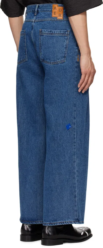 Ader Error Jeans With Belt Loops In Blue