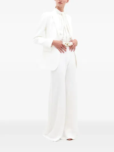 Silvia Tcherassi Rebeca Blazer In White