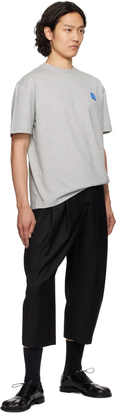 Ader Error Gray Sig; Trs Tag 01 T-shirt In Grey