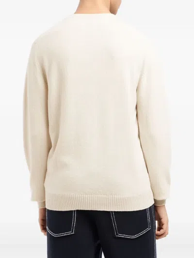 Barrie Pullover Mit B-label In Weiss