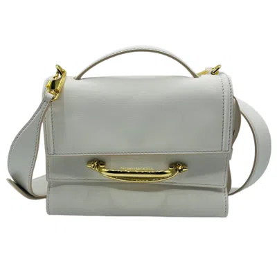 Alexander Mcqueen Women's The Story Ivory Leather Cross-body Bag In Ivory