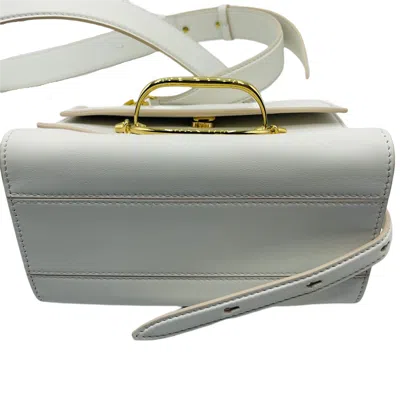 Alexander Mcqueen Women's The Story Ivory Leather Cross-body Bag In Ivory