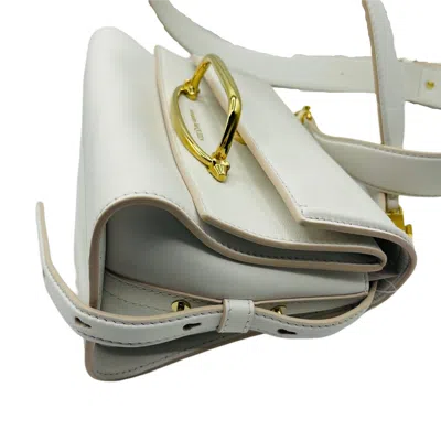 Alexander Mcqueen Women's The Story Ivory Leather Cross-body Bag In Ivory
