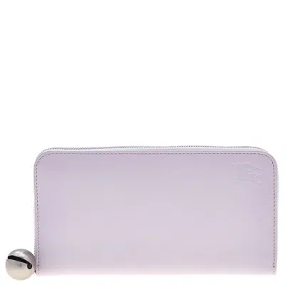 Burberry Ekd Zip-around Leather Wallet