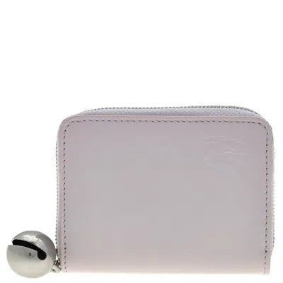 Burberry Ekd Zip-around Leather Wallet