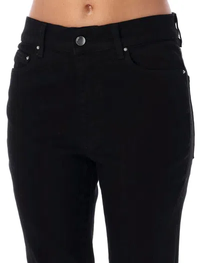 Amiri High-rise Kick Flare Denim Pants In Black