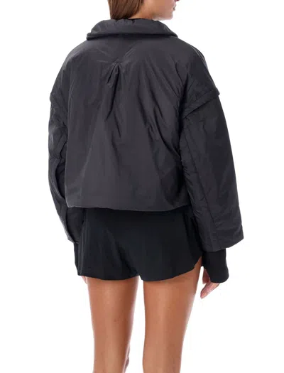 Y-3 Adidas Cropped Down Jacket In Black
