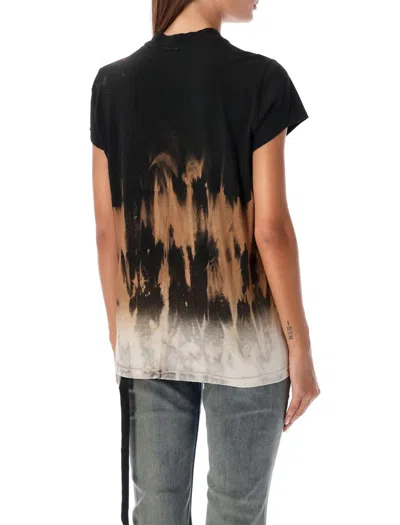 Rick Owens Drkshdw Small Level Printed T-shirt In Black Terra