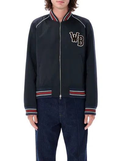 Wales Bonner Marvel Jacket In Navy Blue In Navy