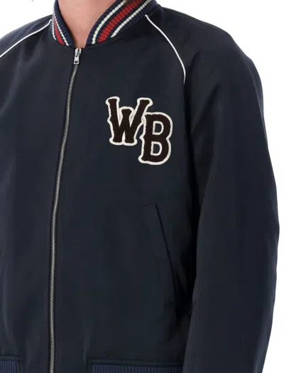 Wales Bonner Marvel Jacket In Navy Blue In Navy