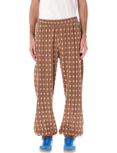 Wales Bonner Power Track Pant In Orange Brown