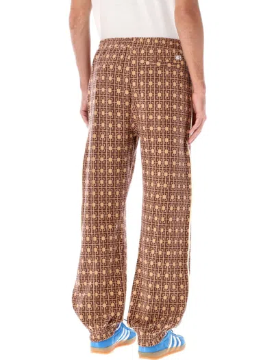 Wales Bonner Power Track Pant In Orange Brown