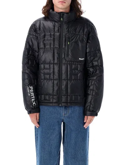Huf Pertex Down Jacket In Black