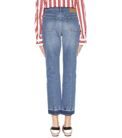 Shop Balenciaga Denim Jeans In Blue