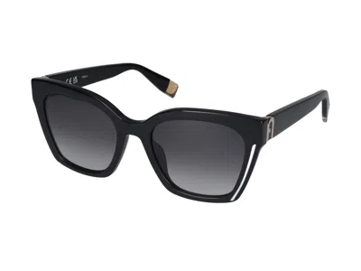 Furla Sunglasses In Glossy Black