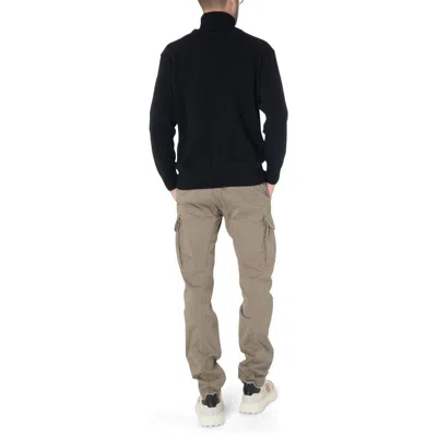 C.p. Company Black Wool Sweater In Black