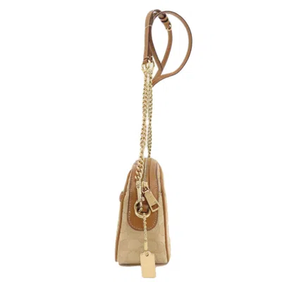 Pre-owned Coach Brown Canvas Shoulder Bag ()