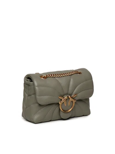 Pinko Love Bag Puff Butterfly Mini Bag In Green