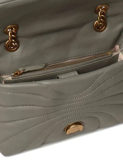 Pinko Love Bag Puff Butterfly Mini Bag In Green