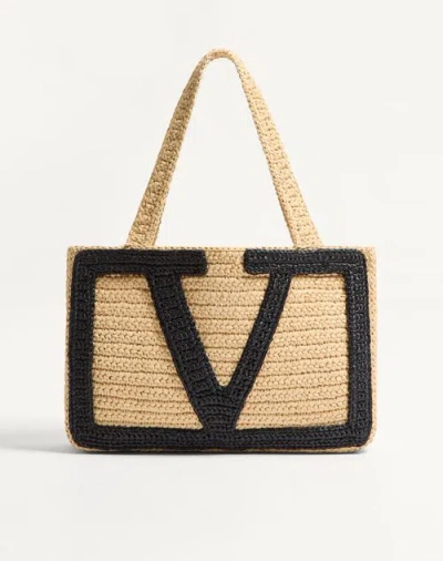 Valentino Women's Viva Superstar Medium Tote In Natural